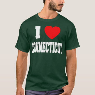 T-shirt J'aime le Connecticut