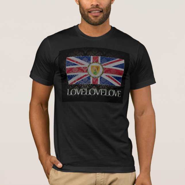 T-shirt J'aime le cool des Îles Turques et Caïques (Devant)