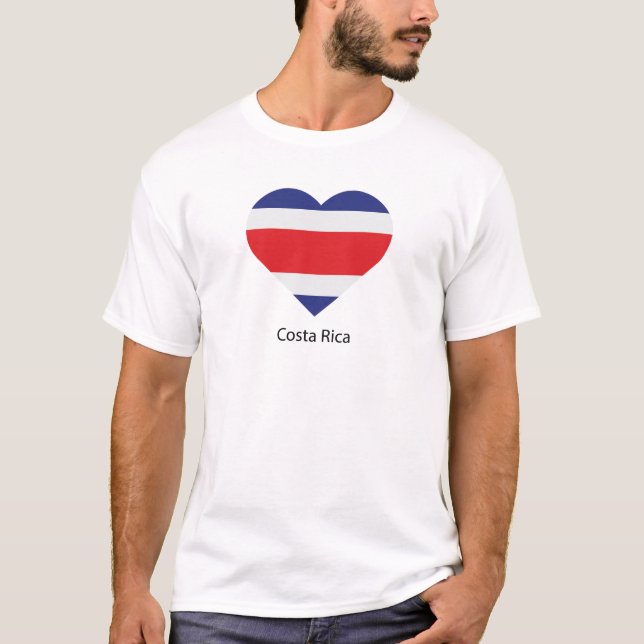 T-shirt J'aime le Costa Rica (Devant)