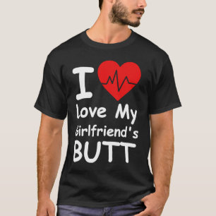 T-shirt J'aime le cul de ma copine ma copine