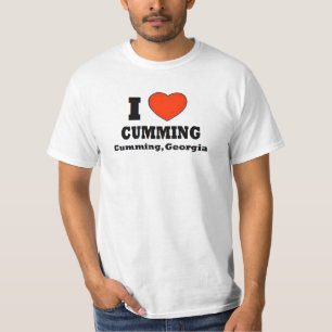 T-shirt J'aime le Cumming, Cumming, la Géorgie