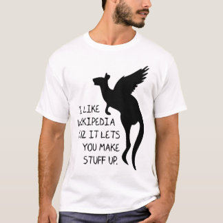 T-shirt J'aime le cuz de wikipedia qu'il vous laisse