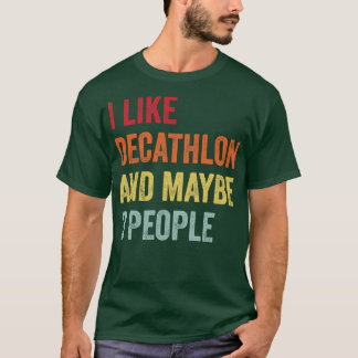 T-shirt J'Aime Le Décathlon Peut-Être 3 Personnes