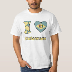 T-shirt J'aime le Delaware