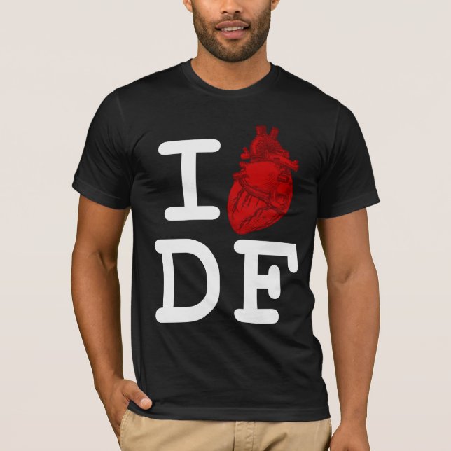 T-shirt J'aime le DF (Devant)