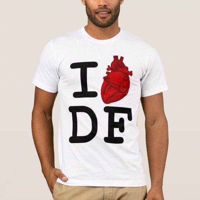 T-shirt J'aime le DF (Devant)