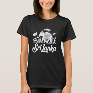 T-shirt J'aime le drapeau du Sri Lanka, pays natal, fier S