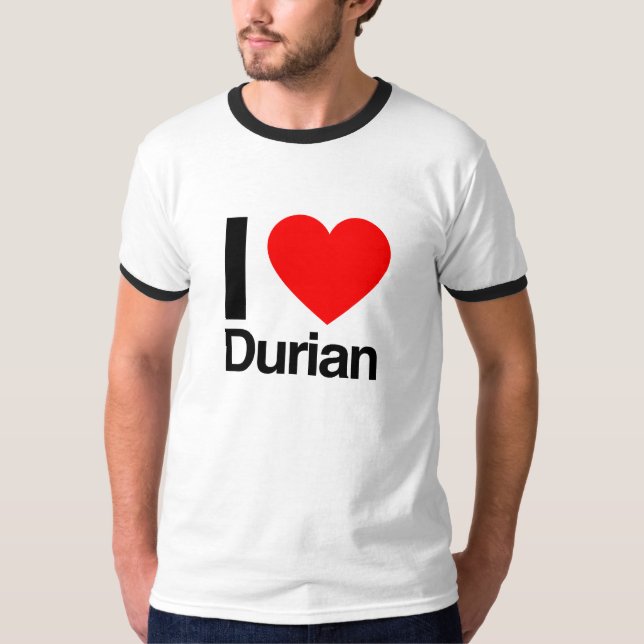 T-shirt j'aime le durian (Devant)