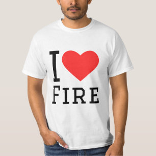 T-shirt J'aime le feu