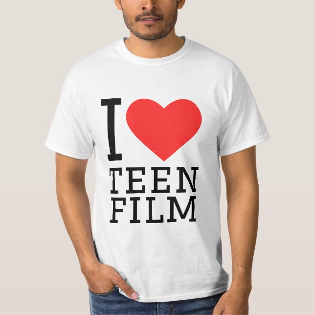 T-shirt J'aime le film ado (Devant)