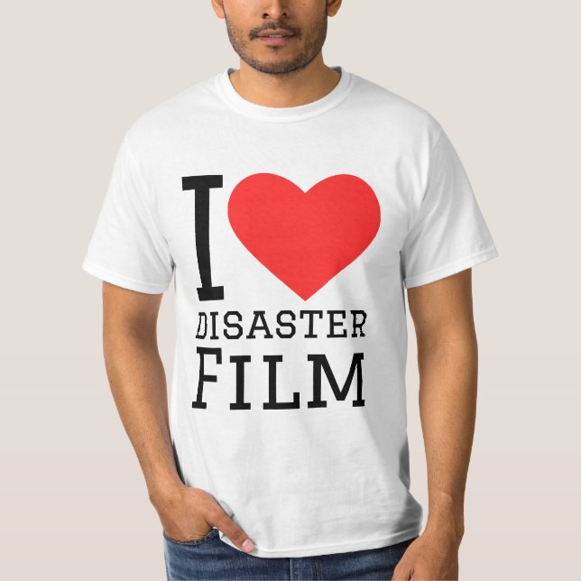 T-shirt J'aime le film catastrophe (Devant)