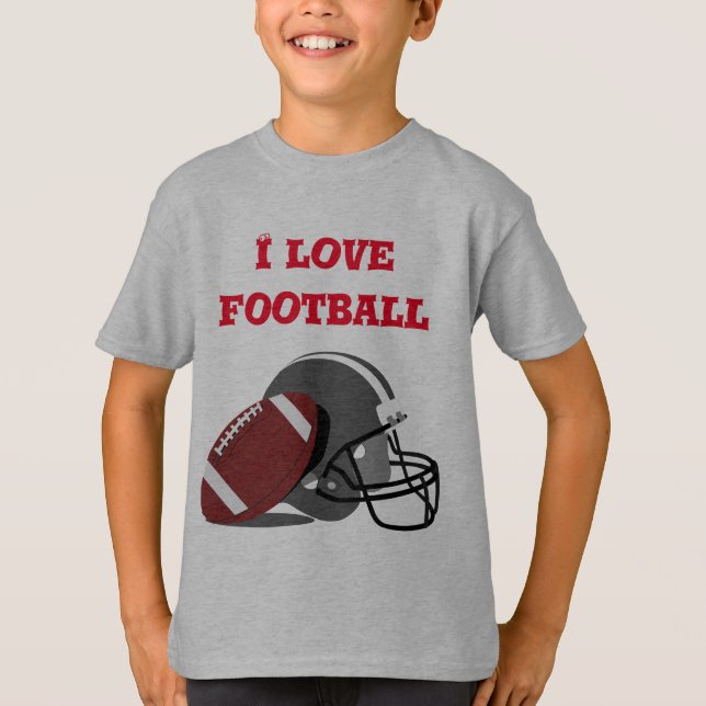 T-shirt J'aime le football (Devant)