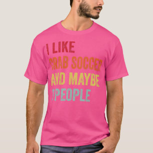 T-shirt J'Aime Le Football De Crabe Peut-Être 3 Personnes