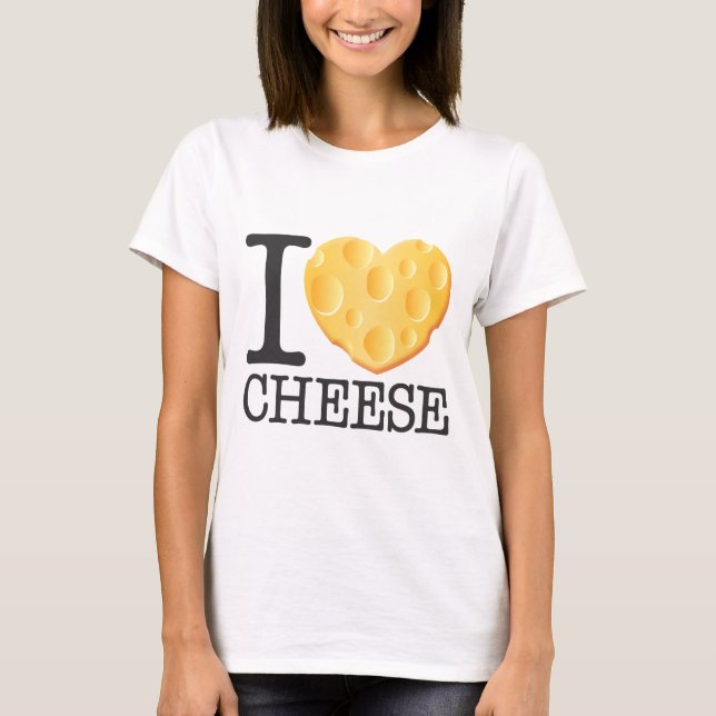 T-shirt J'aime le fromage (Devant)