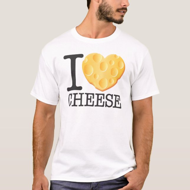 T-shirt J'aime le fromage (Devant)