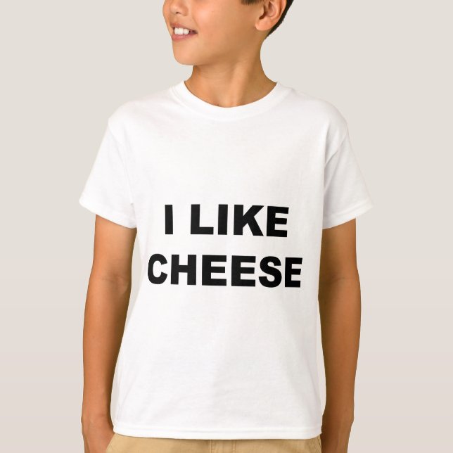 T-shirt J'aime le fromage (Devant)