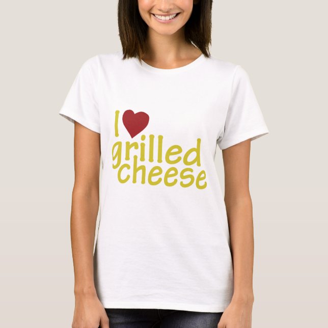 T-shirt J'aime le fromage grillé (Devant)