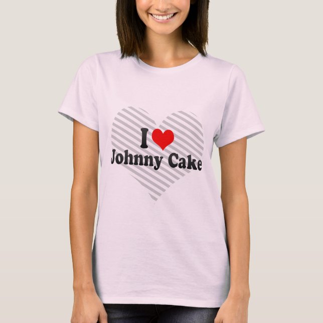 T-shirt J'aime le gâteau de type (Devant)