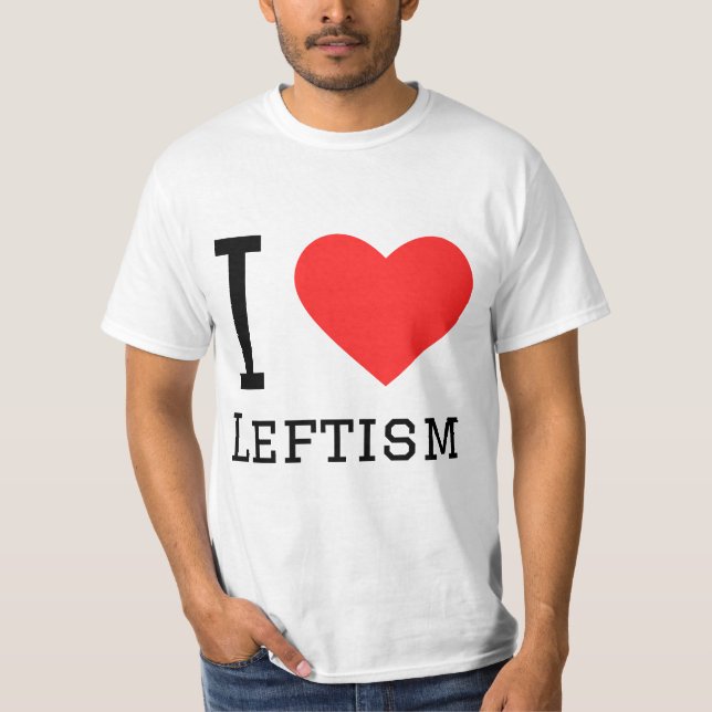 T-shirt J'aime le gauchisme (Devant)