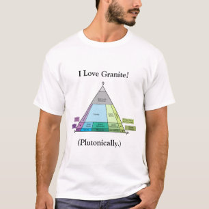 T-shirt J'aime le granit… Plutonically (la lumière)