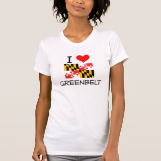 T-shirt J'aime le Greenbelt le Maryland