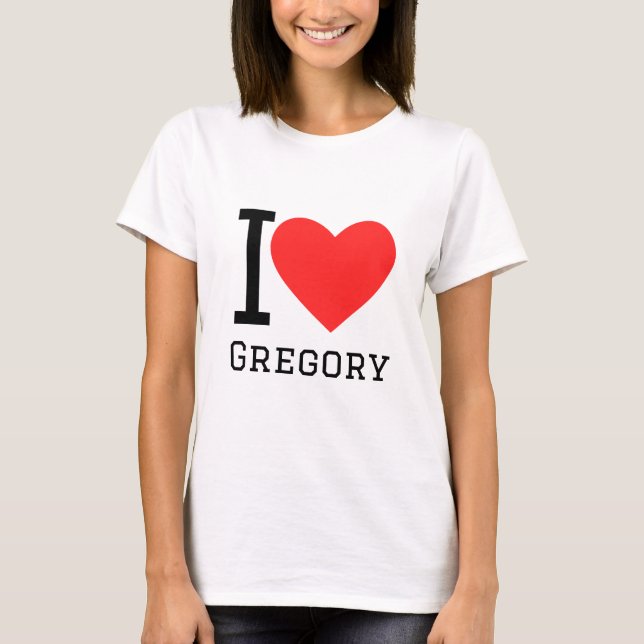 T-shirt J'aime le grégaire (Devant)