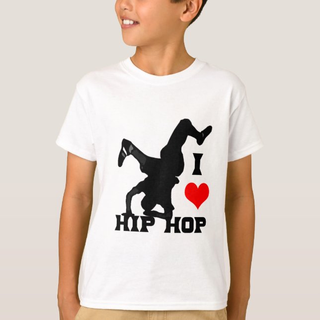T-shirt J'aime le hip hop (Devant)