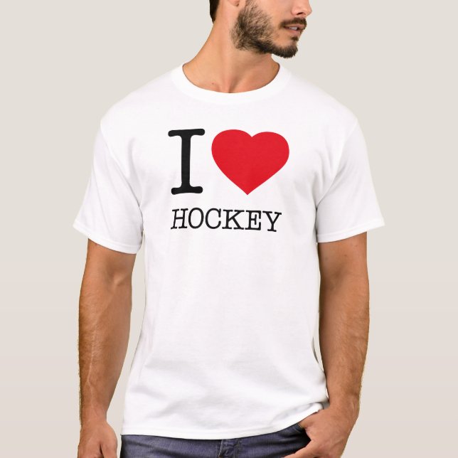 T-SHIRT J'AIME LE HOCKEY (Devant)
