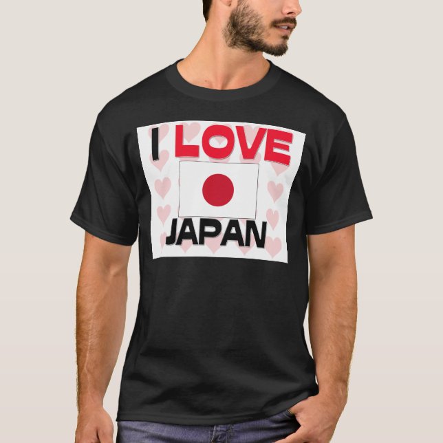 T-shirt J'aime le Japon (Devant)