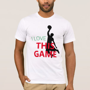 T-shirt J'Aime Le Jeu De Basketball