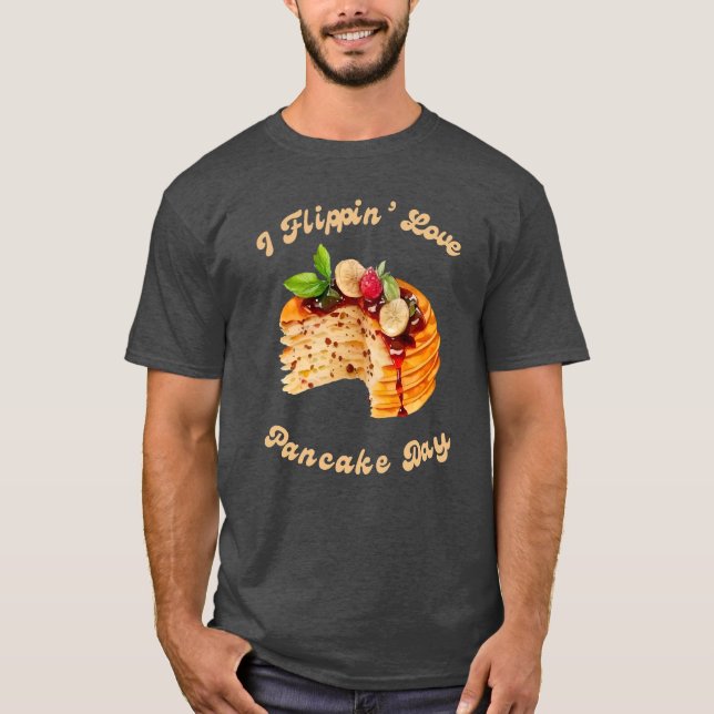 T-shirt J'Aime Le Jour Des Crêpes (Devant)
