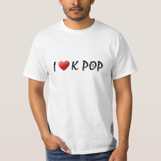 T-shirt J'aime le K POP txt (Devant)