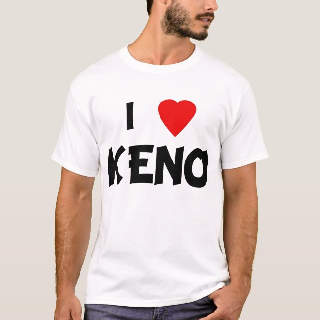 T-shirt J'aime le Keno (Devant)