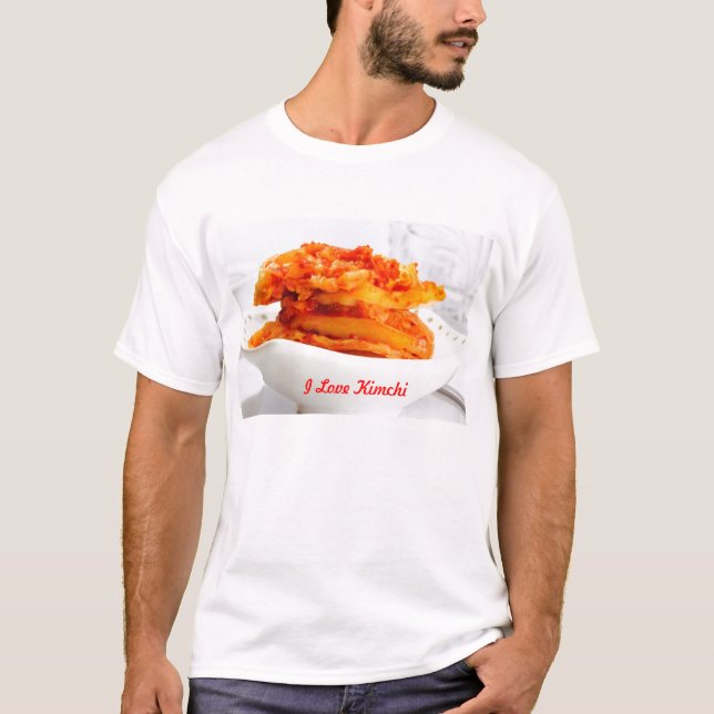 T-shirt j'aime le kimchi (Devant)