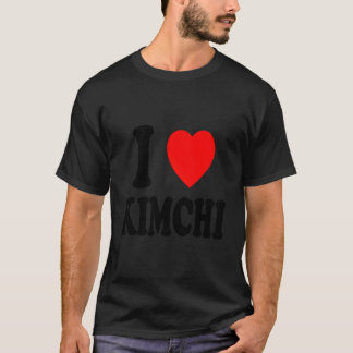 T-shirt J'aime le kimchi, nourriture coréenne au chou ferm