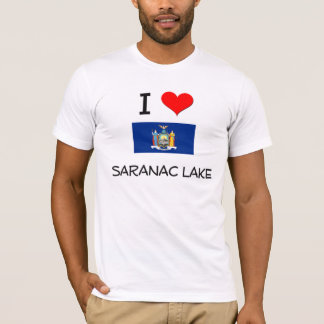 T-shirt J'aime le lac New York Saranac
