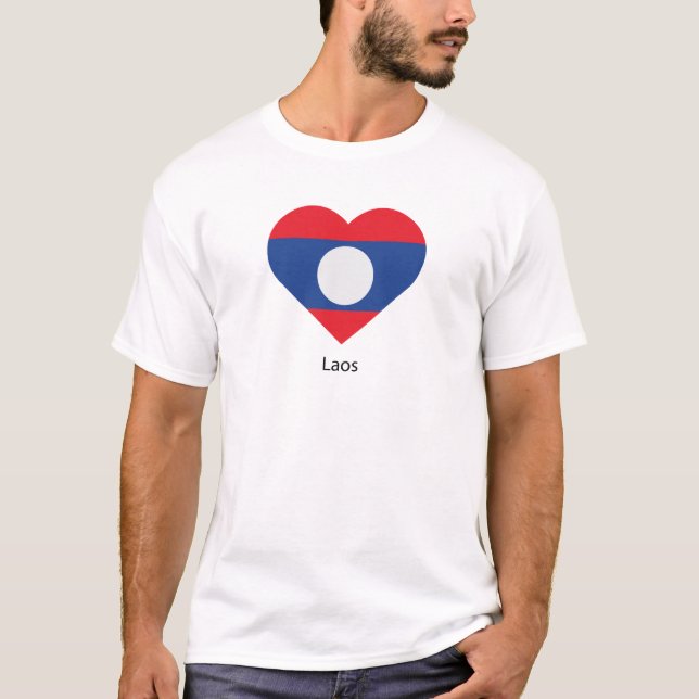 T-shirt J'aime le Laos (Devant)