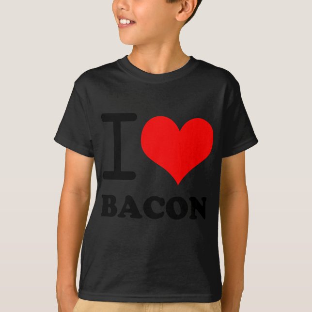 T-shirt J'aime le lard (Devant)