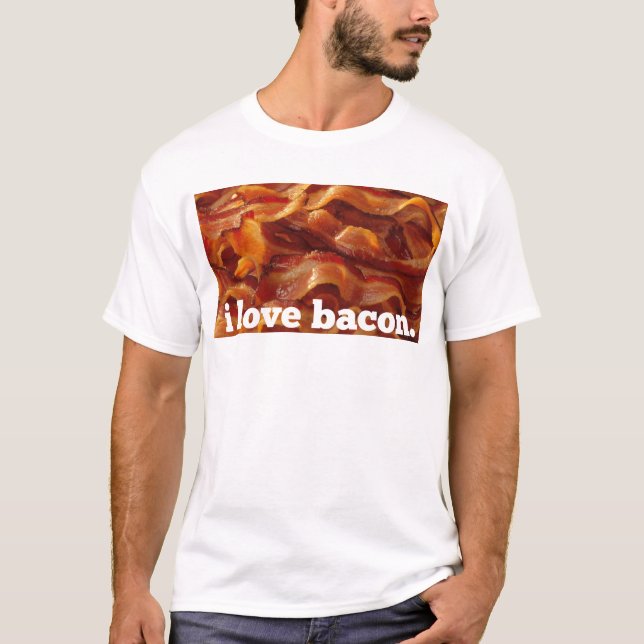 T-shirt j'aime le lard (Devant)