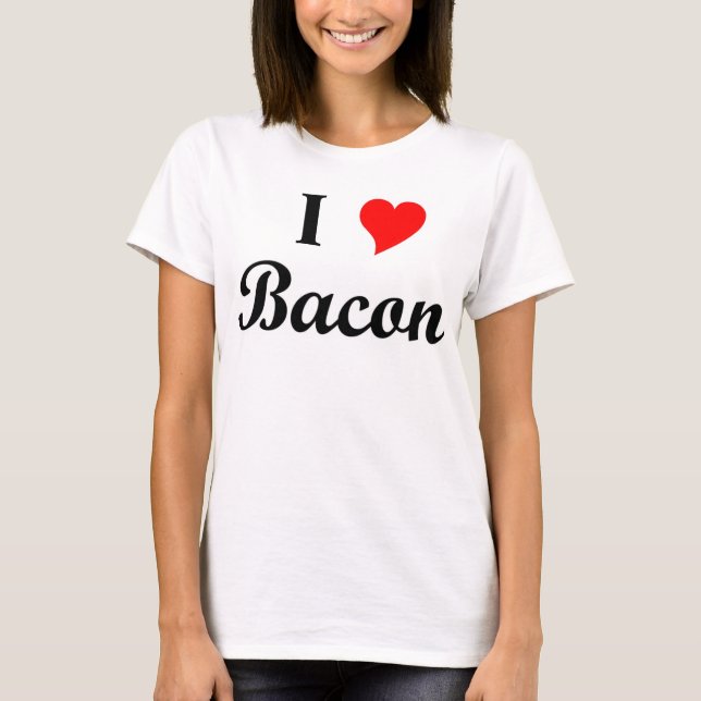 T-shirt J'aime le lard (Devant)