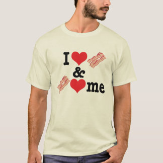 T-shirt J'aime le lard et le lard m'aime de retour