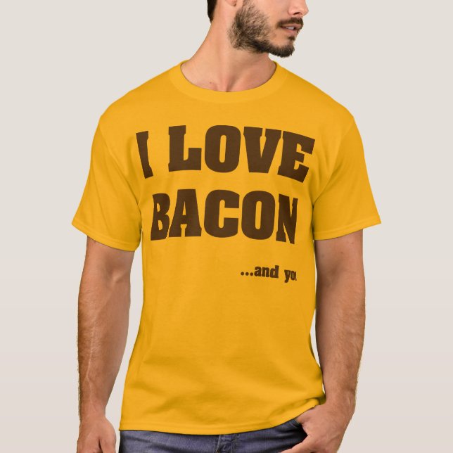 T-shirt J'aime le lard. Et vous (Devant)