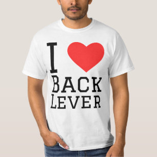 T-shirt J'aime le levier arrière