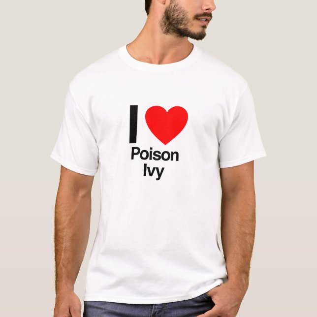 T-shirt j'aime le lierre toxique (Devant)