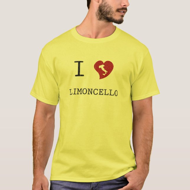 T-shirt J'aime le Limoncello (Devant)