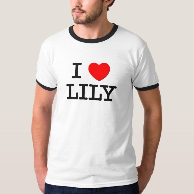 T-shirt J'aime le lis (Devant)