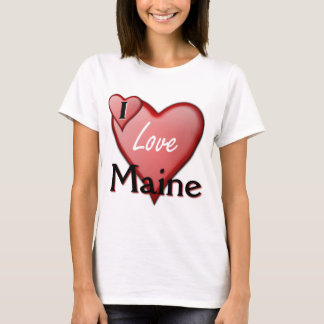 T-shirt J'aime le Maine