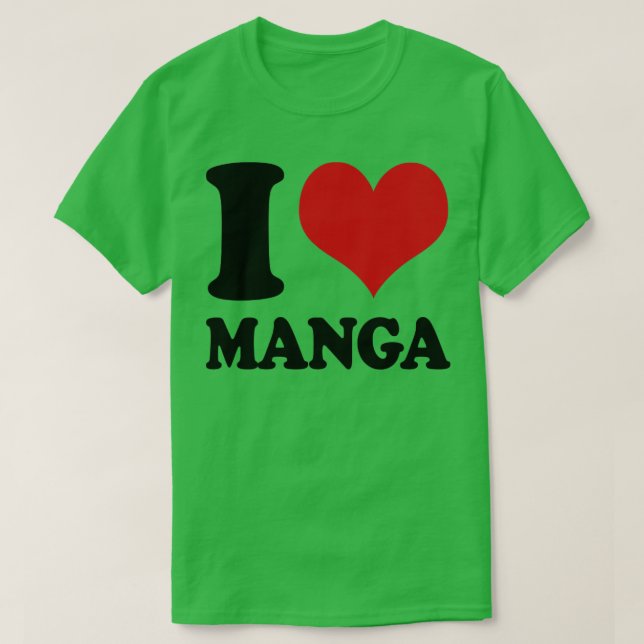 T-shirt J'aime le manga (Design devant)