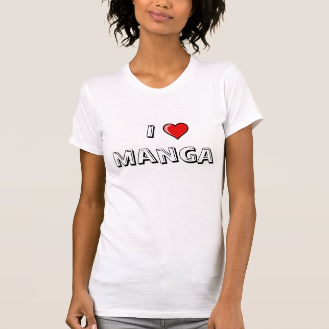 T-shirt J'aime le Manga (Devant)