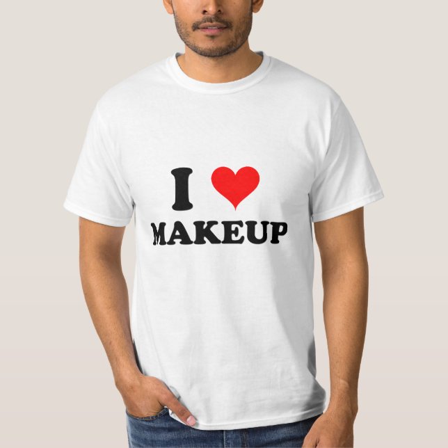 T-shirt J'aime le maquillage (Devant)